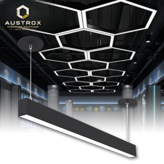 Square 3CCT Aluminium LED Linear Pendant