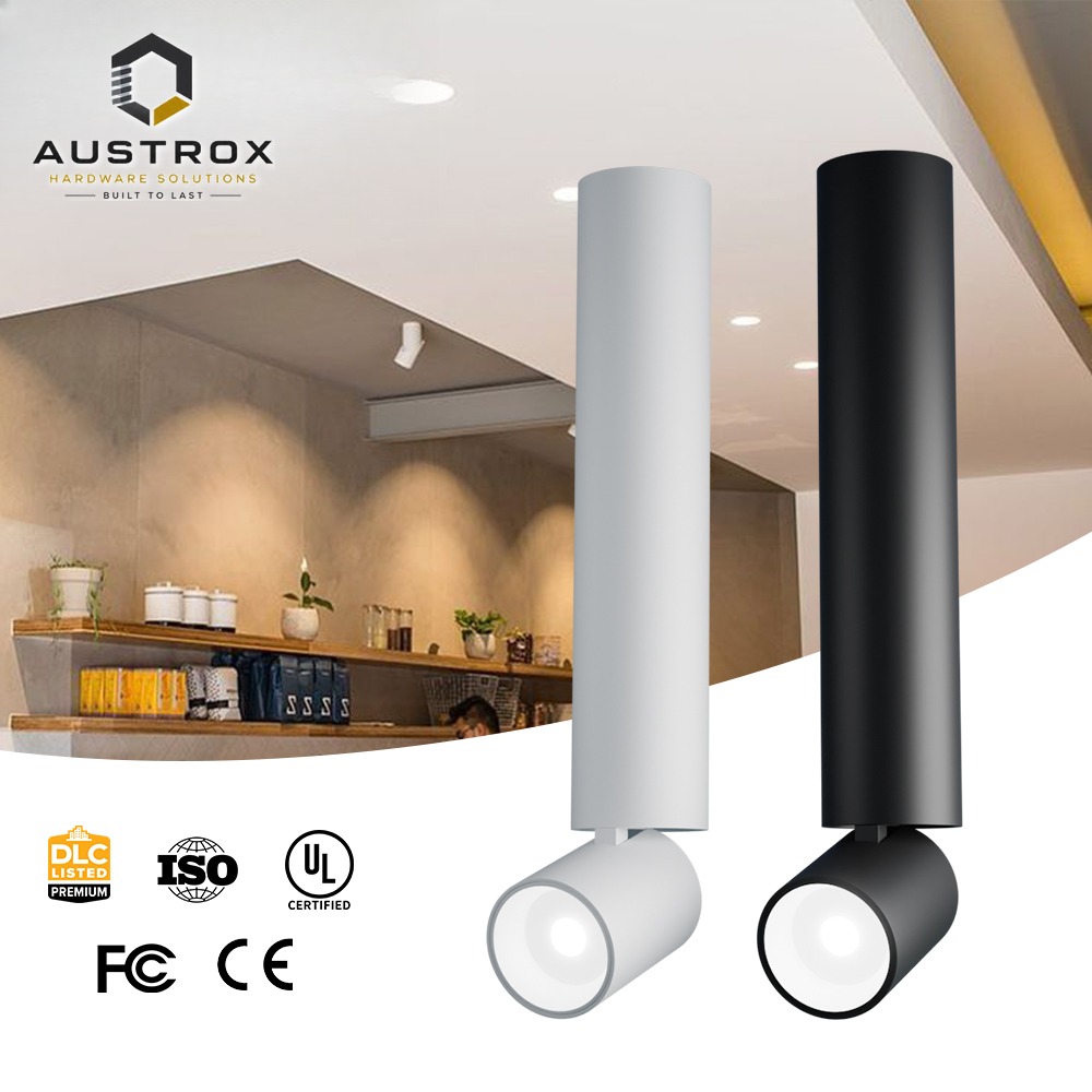 12W COB Adjustable Track Downlight